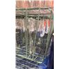 Image 2 : TRAYS OF COMMERCIAL RESTAURANT CLEAR VASES, CLEAR DRINK PITCHERS, CLEAR SQUARE VASES & WHITE 8"