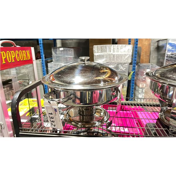 STAINLESS STEEL 15" ROUND COMMERCIAL RESTAURANT CHAFING DISH