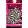 Image 2 : 4 SMALL FOLD TOP BINS OF COMMERCIAL RESTAURANT STAINLESS STEEL FORKS *BINS INCLUDED*