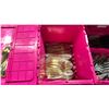 Image 2 : 6 SMALL FOLD TOP BINS OF COMMERCIAL RESTAURANT GOLD STAINLESS STEEL BUTTER KNIVES, SPOONS & FORKS