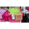 Image 2 : LARGE FOLD TOP BIN OF EVENT/ BANQUET CHAIR ORGANZA FABRIC ( LIME GREEN )  *BIN INCLUDED*