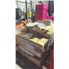 Image 1 : PALLET OF BLACK METAL BUFFET RACKS 10 PCS PER BOX APPROX. 24 BOXES