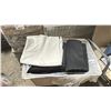 Image 3 : MOBILE BIN OF ASSORTED SIZE/LENGTH WHITE/BLACK 120" ROUND BANQUET LINENS *BIN INCLUDED*