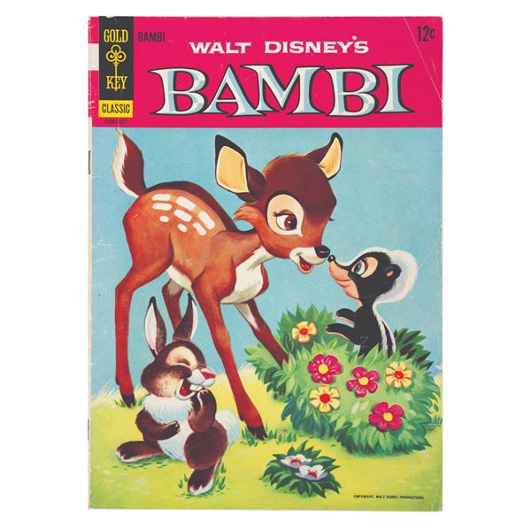 A 1963 Gold Key  Bambi  Comic Book.