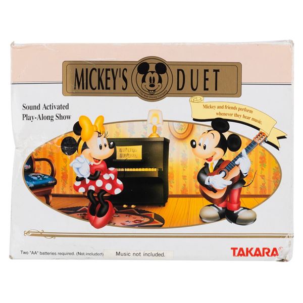 A Mickey's Duet Sound-Activated Play-Along Show.