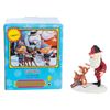 Image 1 : A Rankin-Bass Rudolph and Santa Figurine by Enesco.