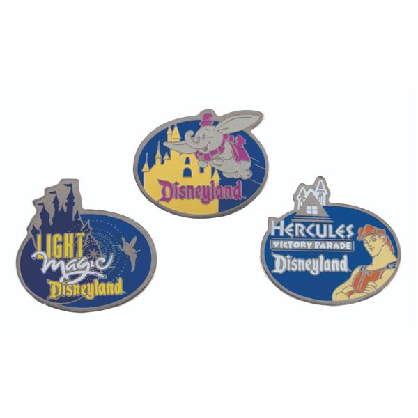 A Collection of Longs Drugs Disneyland Pins.