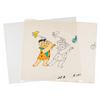 Image 1 : A “The Flintstones Funnies” Cel and Drawing.
