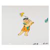 Image 2 : A “The Flintstones Funnies” Cel and Drawing.