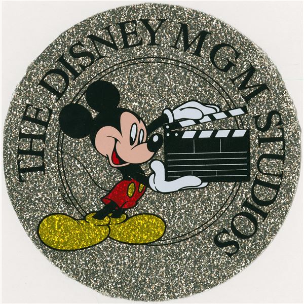 A Disney MGM Studios Foil Sticker.