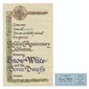 Image 1 : Snow White’s Golden Anniversary Invitation and Ticket.