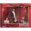 Image 1 : The Age of Innocence Daniel Day-Lewis, Michelle Pfeiffer and Winona Ryder signed mini lobby card