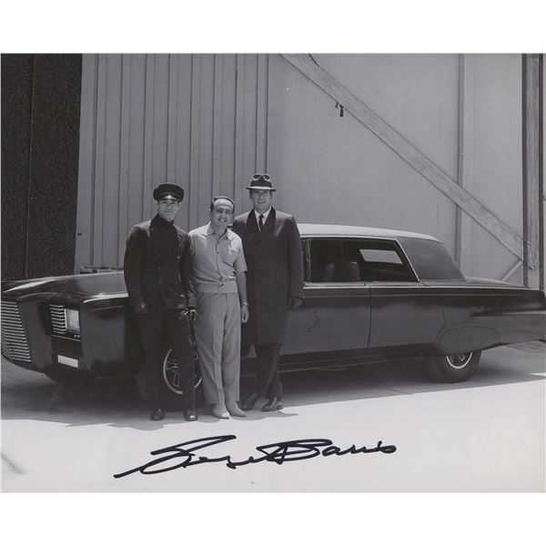 Famed Car Builder George Barris signed photo. GFA Authenticated