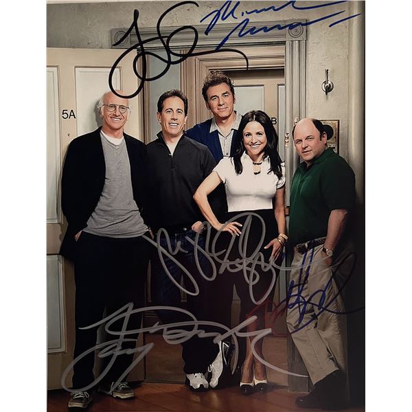 Seinfeld cast signed photo