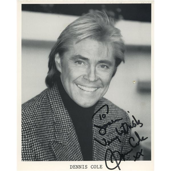 Dennis Cole signed photo