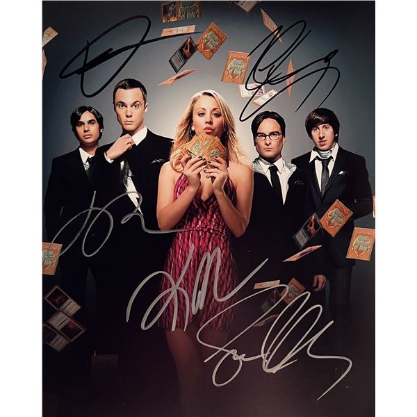 The Big Bang Theory cast signed photo