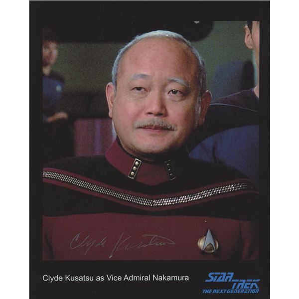 Star Trek Clyde Kusatsu signed photo