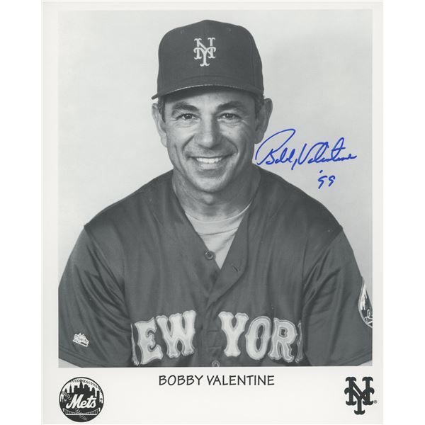 NY Met Bobby Valentine signed photo