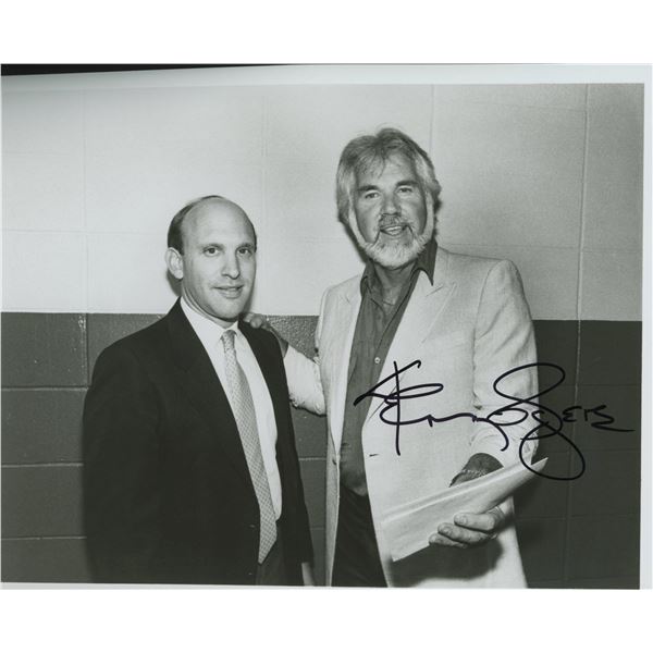 Country Legend Kenny Rogers signed photo