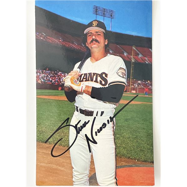 SF Giants Steve Nicosia signed photo
