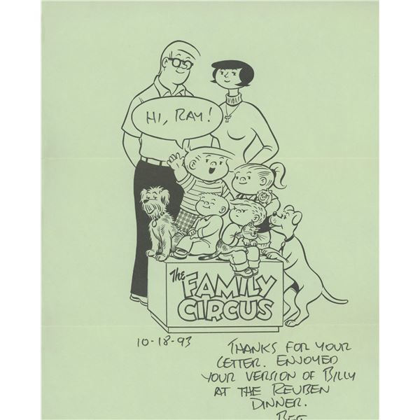 Bil Keane signed flyer