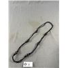 Image 2 : Vintage Black Ventian Glass Art Deco Flapper Necklace
