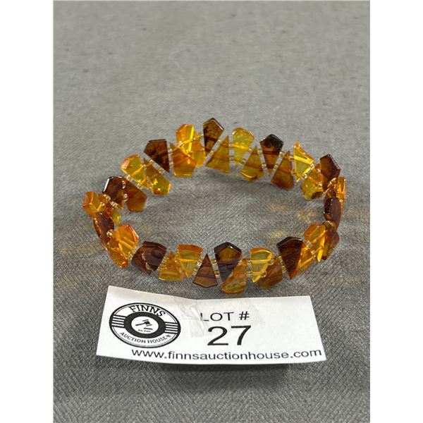 Genuine Vintage Amber Bracelet