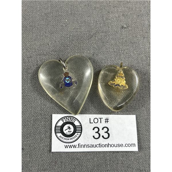 WWII Sweetheart Pendants