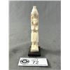 Image 1 : 4" Tall African Ivory Figures Carving