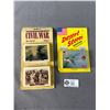 Image 1 : 1991 SEALED Packages Of Collector Cards - "Desert Storm" & "Famous Battles Of The Civil War" Series