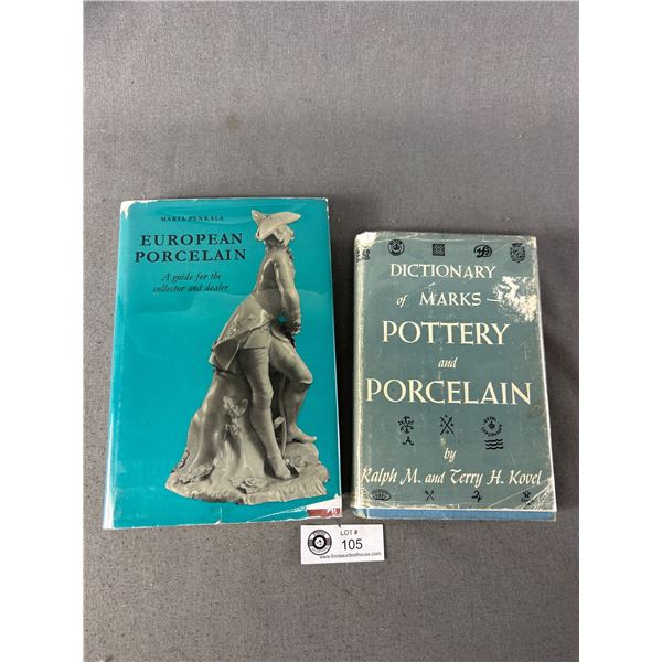 2 Reference Books - 1953 "Pottery And Porcelain" & 1968 "European Porcelain"