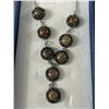 Image 2 : Genuine Jasper Stone Silver Tone Necklace. Approx.20" L