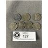 Image 1 : 7 Vintage Canadian Nickels Oldest 1937, Newest 1960