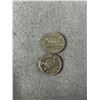 Image 2 : 7 Vintage Canadian Nickels Oldest 1937, Newest 1960