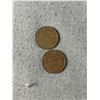 Image 2 : 2 Early Canadian Pennies 1931 + 1929 (Both are in Good Condition)