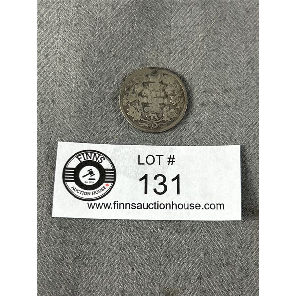 1902 Canadian Silver 25 Cent Coins