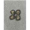 Image 2 : A Very Nice Pair of Birks Sterling Art Deco Cufflinks