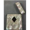 Image 2 : Exquisite c.1910 Carved Shell Sterling Silver Card Case. Approx. 4" x 2.5"
