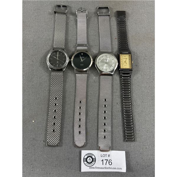 Vernier, Manhatten, Allwyn,Lusury Men's Wrist Watches. All Tested. Working. Need Batteries