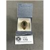 Image 1 : Vintage Silver & Jade Ring