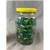 Image 2 : Vintage Lot Of Cats Eye & Grandpa Marbles In Jars