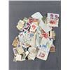 Image 3 : Lot Of Pre-Posted 6cent Envelopes & 4 Small Baggies Of Stamps From 1970's & Up To 2000