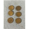 Image 2 : Lot Of USA Lincoln Pennies & 3 Silver Dimes - 192? ,1943 & 1945