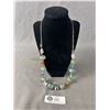 Image 1 : Vintage Pretty Glass Beaded Necklace Approx. 27" Long