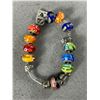 Image 2 : Imitation Pandora Bracelt w/ Pretty Colorful Beads Approx. 6" Long