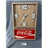 Image 1 : Vintage Coca-Cola Battery Operated Clock Approx. 17.5' x 12"