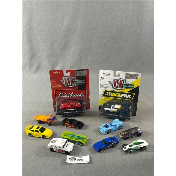 2 M2 Machines Die-Cast Metal Cars in Original PKGs & Assorted Die-Cast Metal Cars