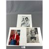 Image 1 : 6 Vintage 8" x 10"  Hollywood Movie Star Photos Some Autographed - Eddy Arnold, Doris Day,Mac Davis