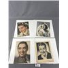 Image 1 : 8 Vintage, Mostly 8" x 10" Pictures Of Hollywood Movie Stars - Deanna Durbin, Don Ameche, Ida Lupino