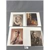 Image 2 : 8 Vintage, Mostly 8" x 10" Pictures Of Hollywood Movie Stars - Deanna Durbin, Don Ameche, Ida Lupino